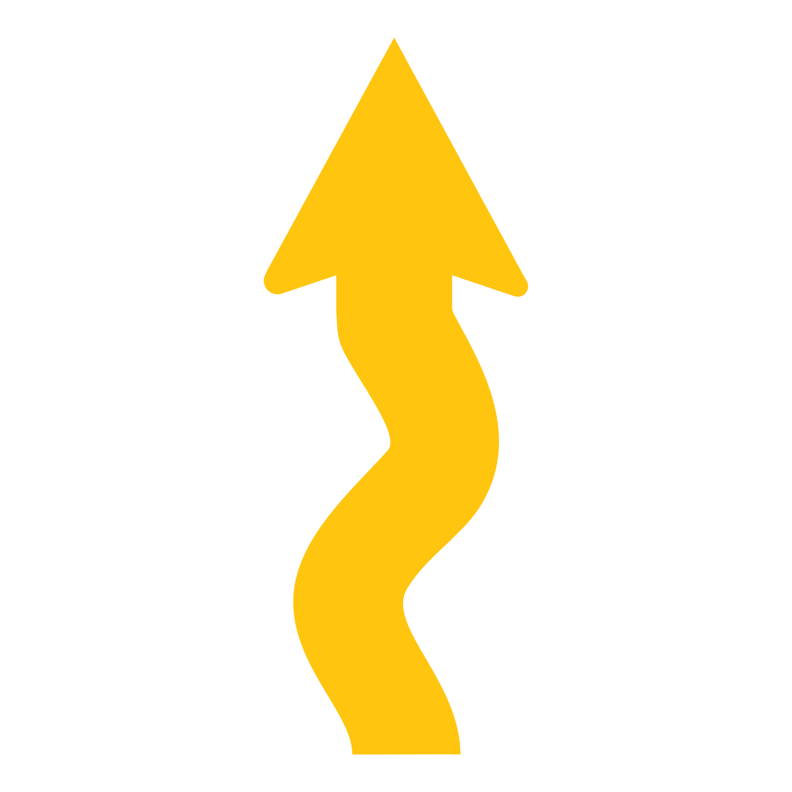 arrow yellow