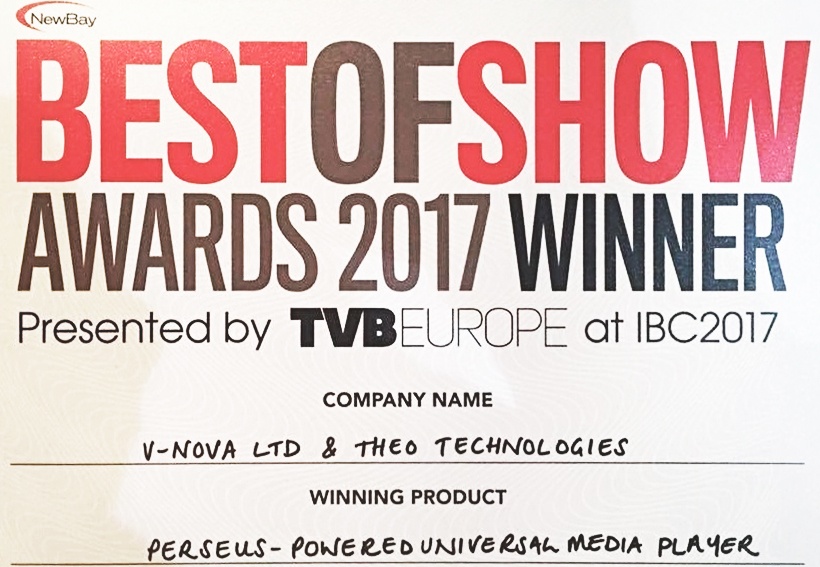 Best of Show Awards at IBC 2017